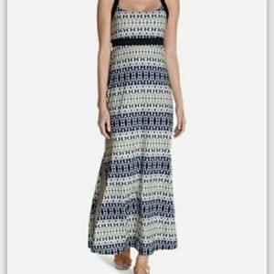 Eddie Bauer Travex Women’s Aster Criss Cross Back‎ Printed Maxi Dress- Size M